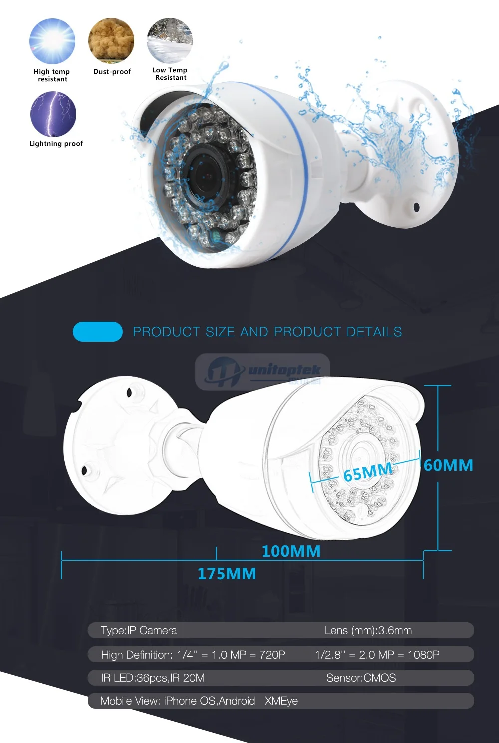 03 Waterproof IP Camera 