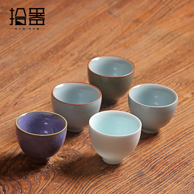 Teacup Chinese Kung Fu Coffee Tea Cups Set Ceramic Cup Porcelain Teapot Kettle Travel Tasse Drinkware Decoration | Дом и сад