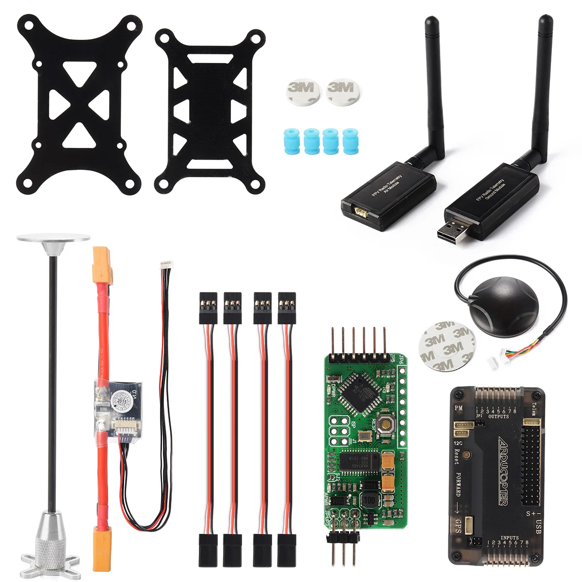 

APM2.8 ArduPilot Flight Controller Ublox Neo-6M GPS OSD 915Mhz Telemetry RC150