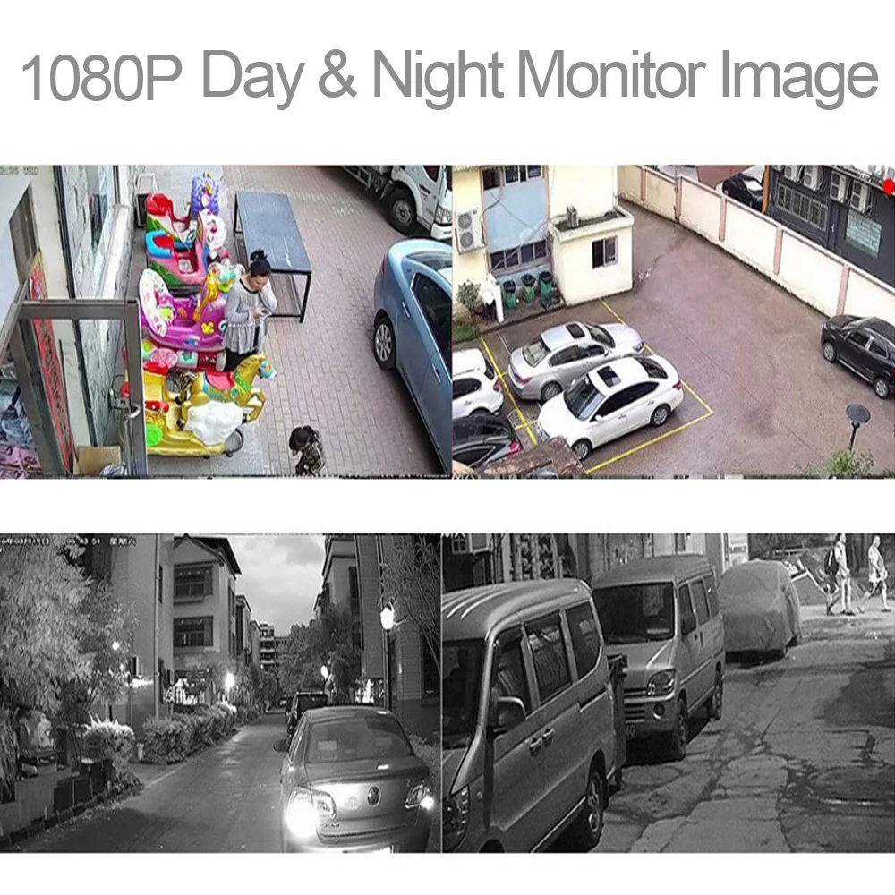 LOFAM 8CH DVR NVR система видеонаблюдения 1080P 8PCS Водонепроницаемая Наружная и