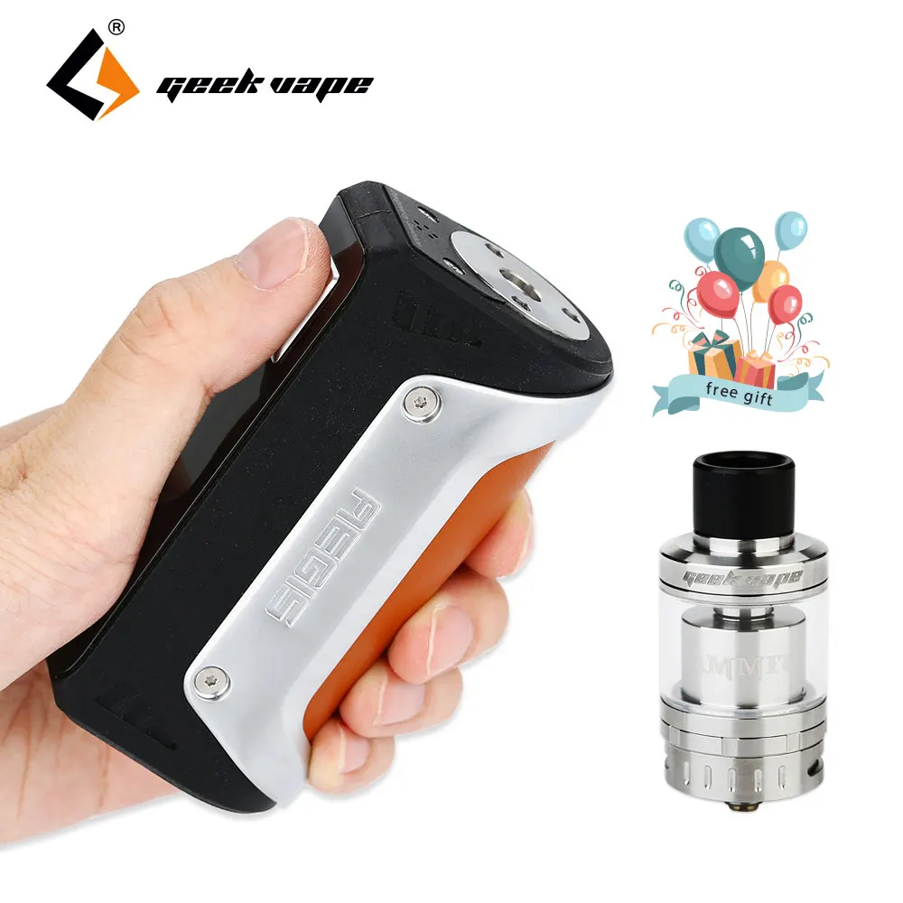 

Original 100W GeekVape Aegis TC MOD for Ammit 25 RTA Tank Atomizer Free Gift Max 100W Output No Battery E-Cigarette Mod Vape Kit