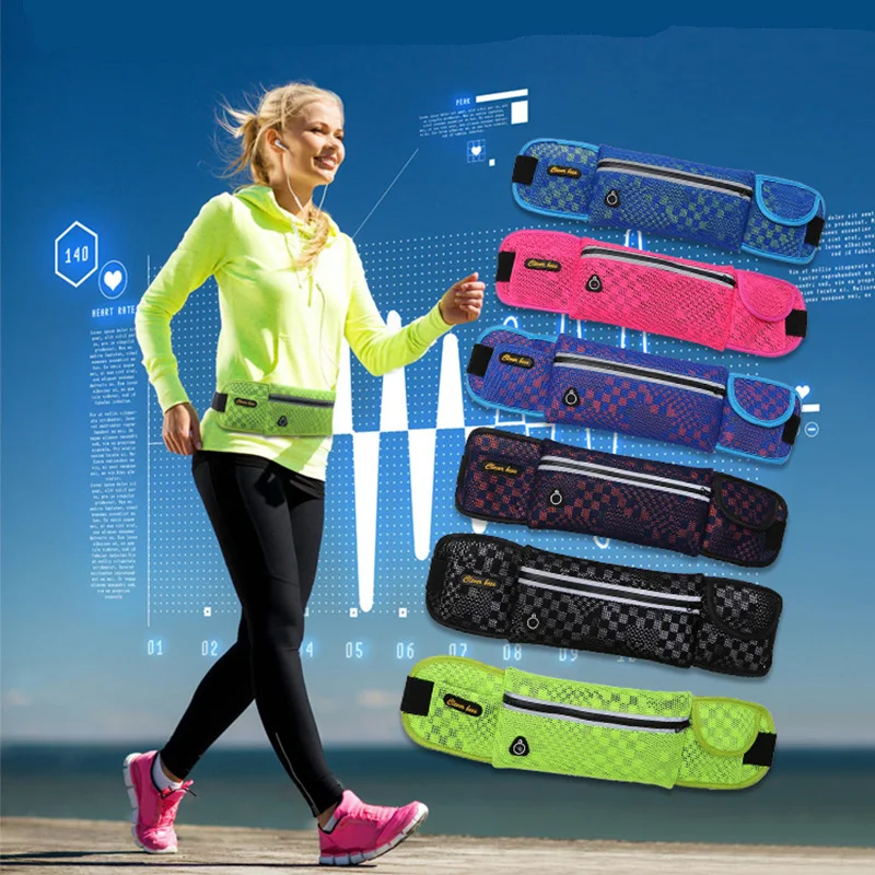 

Outdoor Fitness Running Bag Multifunctional Male and Female Off-road Sports Bag Large Capacity Slanting Mobile Belt Bags
