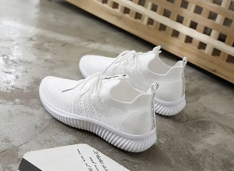 Женская обувь 2019 женские суперлегкие кроссовки Flyknit Вулканизированная для
