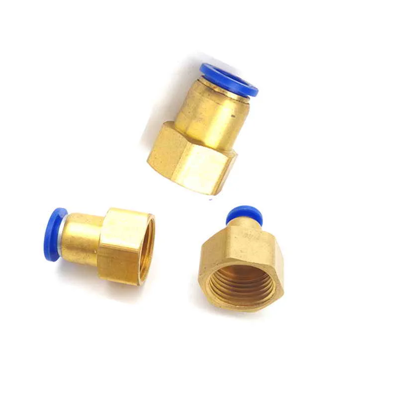Фитинг для воздушных труб 10 мм 12 8 6 шланг Труба 1/8 &quot3/8&quot 1/2 &quotBSP 1/4&quot Женский