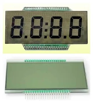 

40PIN TN Positive 4-Digits Segment LCD Panel White LED Backlight 3V 5V