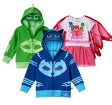 2017 nouvelle arrivée Chaude Garçon Costume Pour enfants Catboy Bleu Zip-Up Costume À Capuche halloween carnaval costume enfants Enfants vêtements