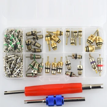 

102 Pieces Truck R12 R134 Air Conditioning A/C Valve Core&Remover Assortment Kit