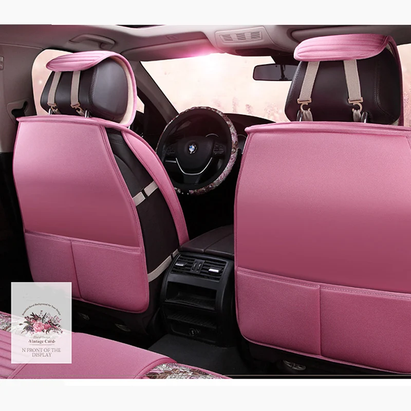  car seat cover auto seats covers cushion accessories for lada 2107 2110 2114 granta kalina 1 2 2017