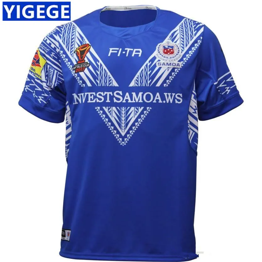 

SAMOA RUGBY LEAGUE 2017 HOME JERSEY New Zealand rugby Jerseys rugby shirt 18/19 samoa Jersey League shirts S-3XL