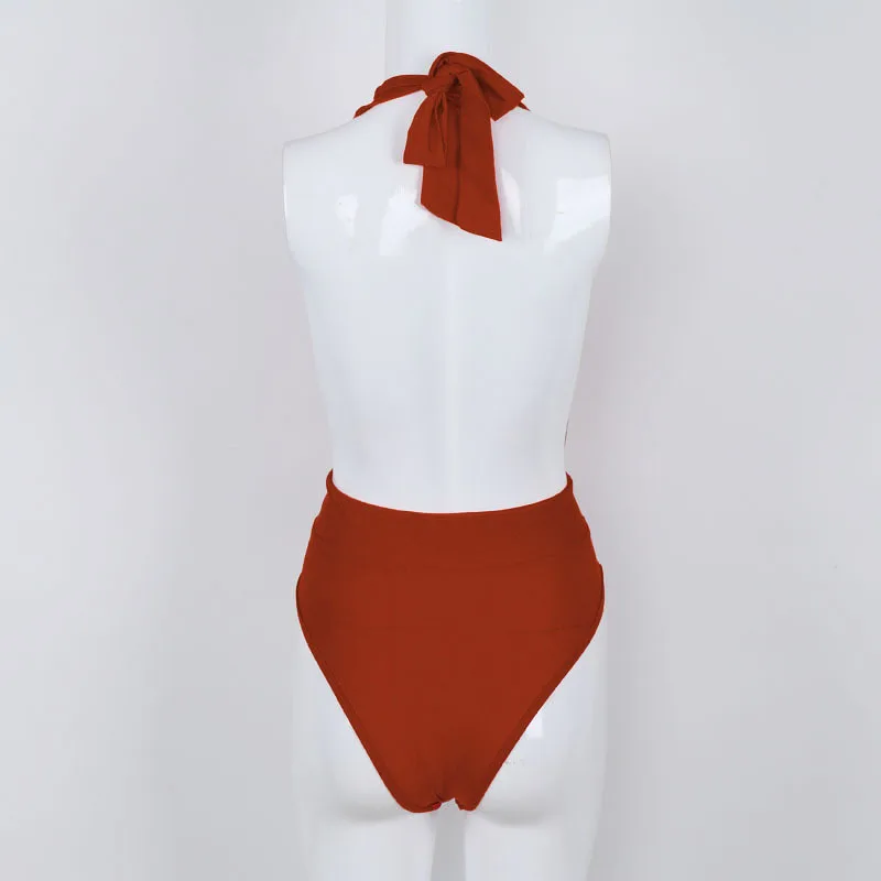 Summer jumpsuit skinny casual rompers Slim sexy straps one piece swimsuit low-cut bundle bodysuit women