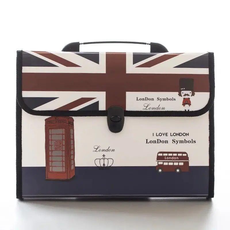 

The Organ Package Letter A4 Paper 12 Pockets Folder Folder Organizer Paper Bags Data Kit Expanding File