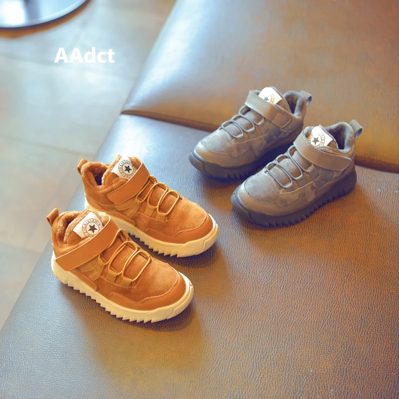 

AAdct kids warm casual shoes girls 2017 new winter children shoes Brand High-qiuality fashion running sports boys sneakers 1708