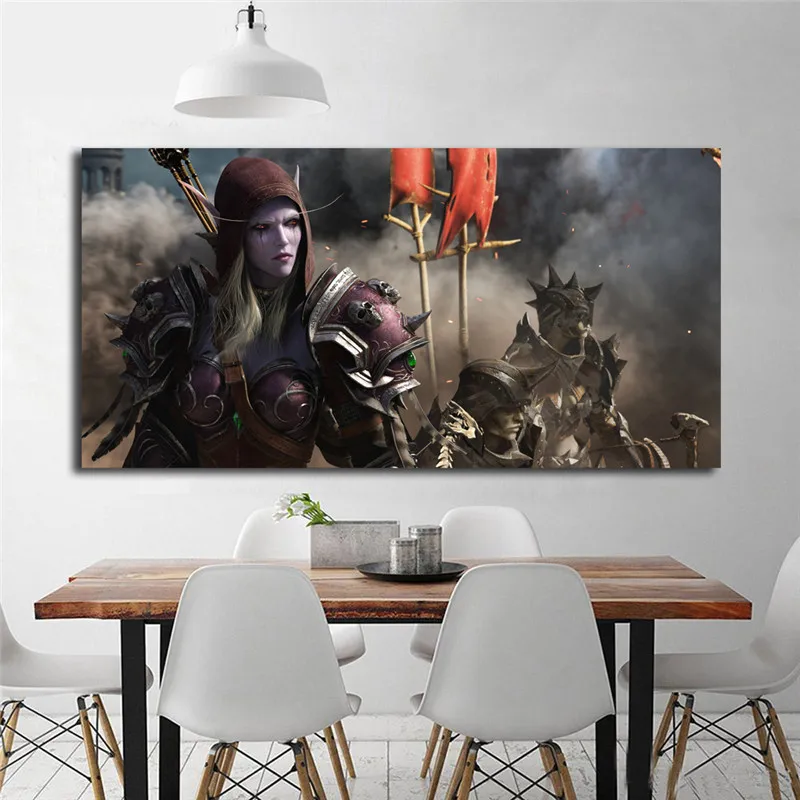 

World Of Warcrafts Battle For Azeroth Wall Art Canvas Posters Prints Painting Wall Pictures Bedroom Modern Home Decor Artwork HD