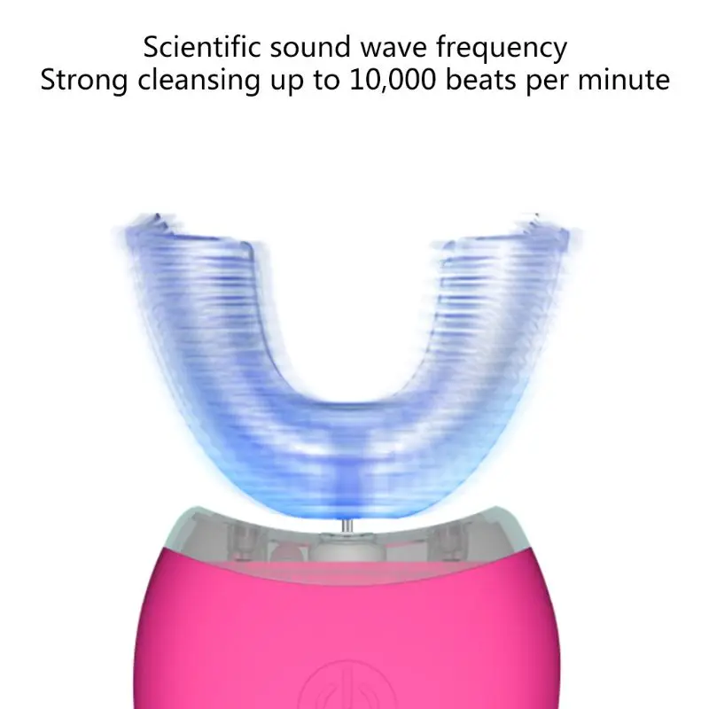 New Love Style Auto Disinfection U Shape Timer Ultra Sonic Silicon Waterproof Electric Toothbrush Wireless Rechargeable 3 Modes New Love Style Auto Disinfection U Shape Timer Ultra Sonic Silicon Waterproof Electric Toothbrush Wireless Rechargeable 3 Modes