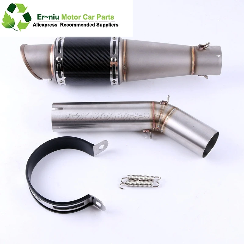 

For SUZUKI GSXR600 GSXR750 k6 2006 slip-on Motorcycle Exhaust contact middle pipe + muffler full system slip on