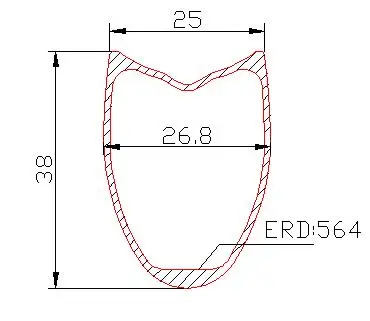 Discount Road disc barke wheelset 38mm depth Clincher/tubular Symmetric carbon rims 25mm width disc cyclocross bike carbon wheels 12