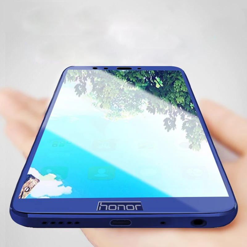 Закаленное стекло с полным покрытием для Huawei Honor 9 Lite защитная пленка защитное