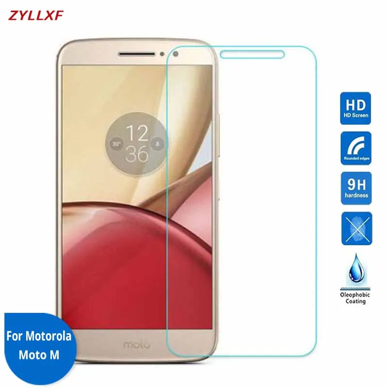 

For Motorola Moto M Tempered Glass 5.5 inch 9H 2.5D Safety Film Screen protector film On XT1662 XT1663