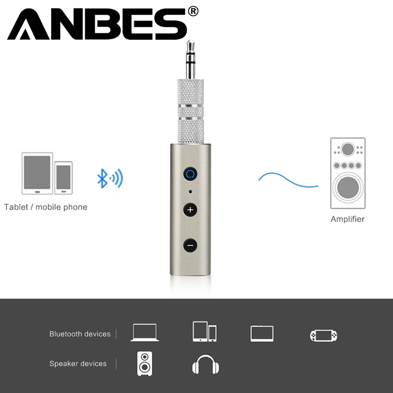 Bluetooth Aux Stereo Audio Music Receiver 3.5mm Jack 4.2+EDR Car Kit A2DP Adapter for Earphone | Автомобили и мотоциклы