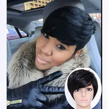Short Pixie Cuts Wigs For Black Women Short Hair Wigs For Black Women Wig Natural Fake Hair Pieces Black Female Wig Cosplay Hair