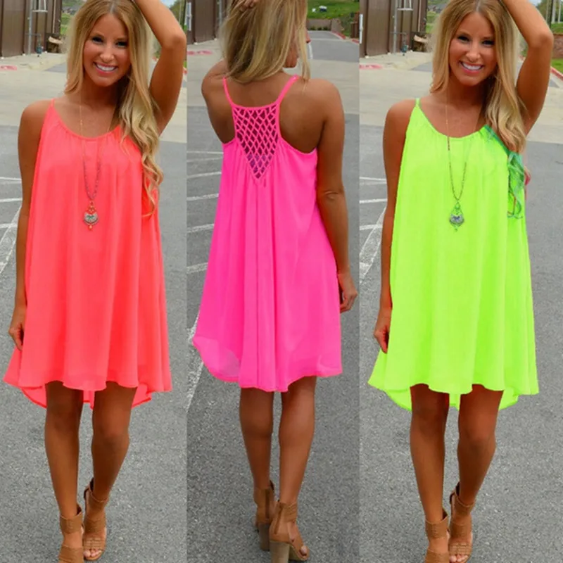 Summer Style font b Sexy b font Strap Backless font b Dress b font 2016 font