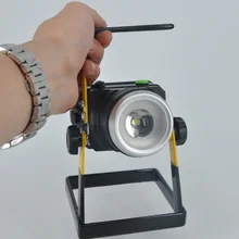 2016 rotating zoom portable LED floodlight 30W Rechargeable lamp 18650 Battery Outdoor lighting flashlight flood light