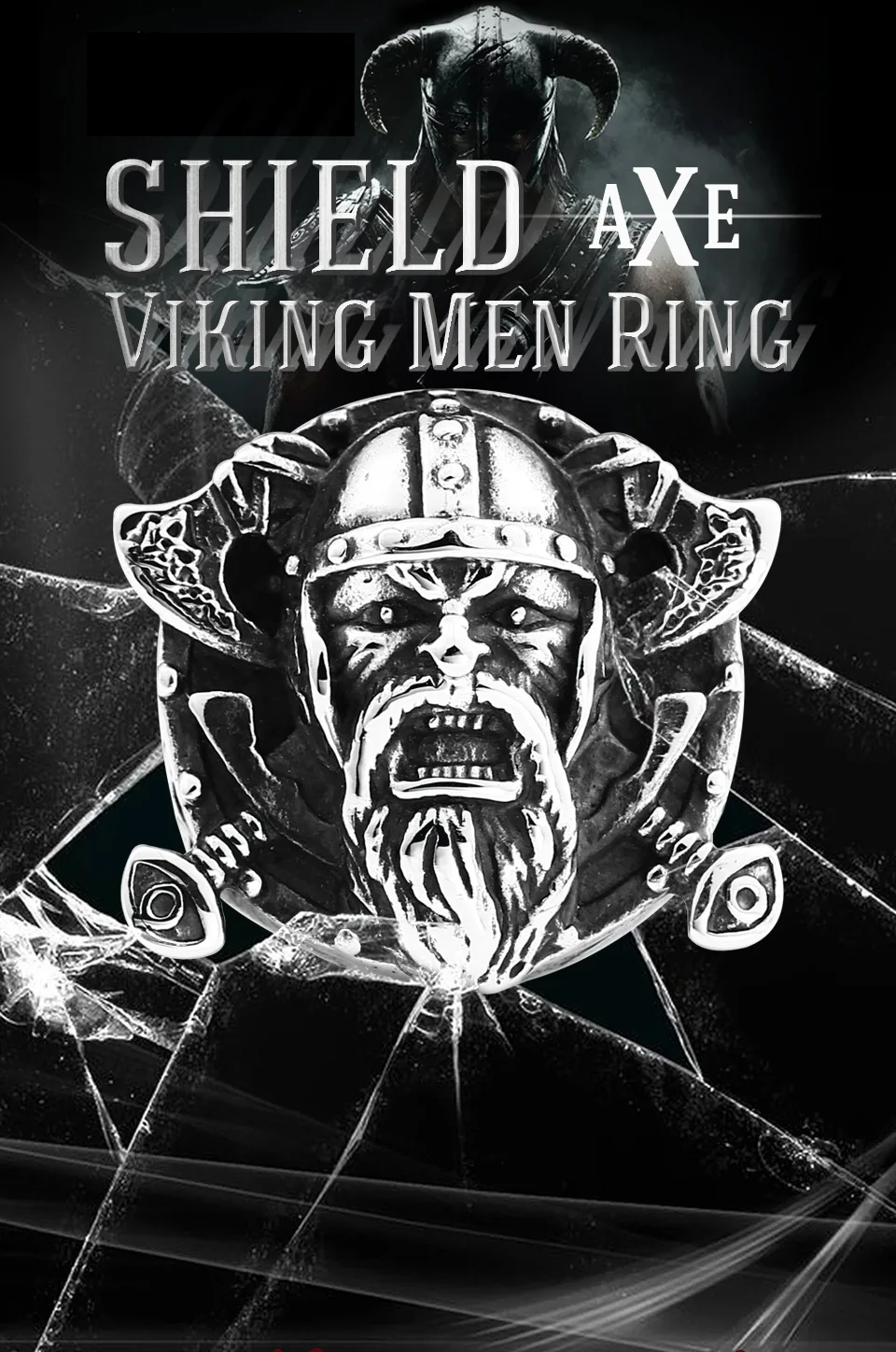 Байер 316L нержавеющая сталь щит топор Викинг мужское кольцо Odin высокое качество языческий амулет панк кольцо Шарм ювелирные изделия LR678
