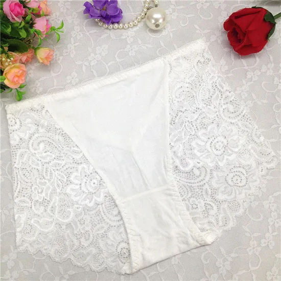 Fashion Women Sexy Panties Sexy Lace modal Underwear Buttocks High ...