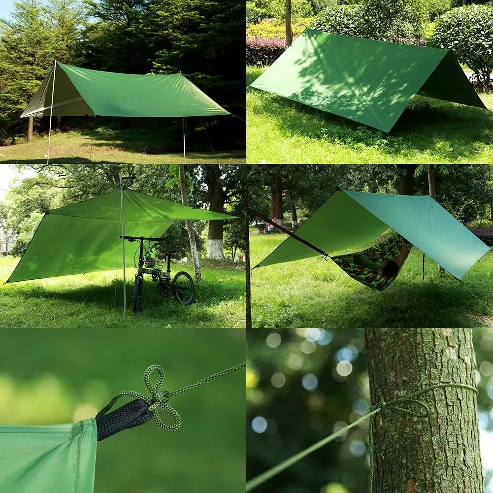 Outdoor متعددة الأغراض التخييم ماء يندبروف anti ظلة خفيفة للرطوبة خيمة المأوى