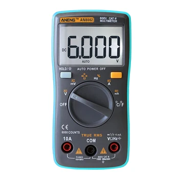 

Portable Digital Multimeter 6000 Counts Backlight AC/DC Ammeter Voltmeter Ohm Portable Meter Voltage Meter Auto Range