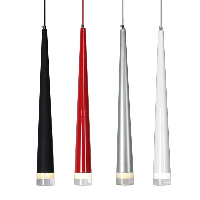 

LukLoy LED Pendant Lights Modern Kitchen Lamp Dining Living Room Pipe Pendant Lights Aluminum Cylinder Kitchen Island Lamp UL CE