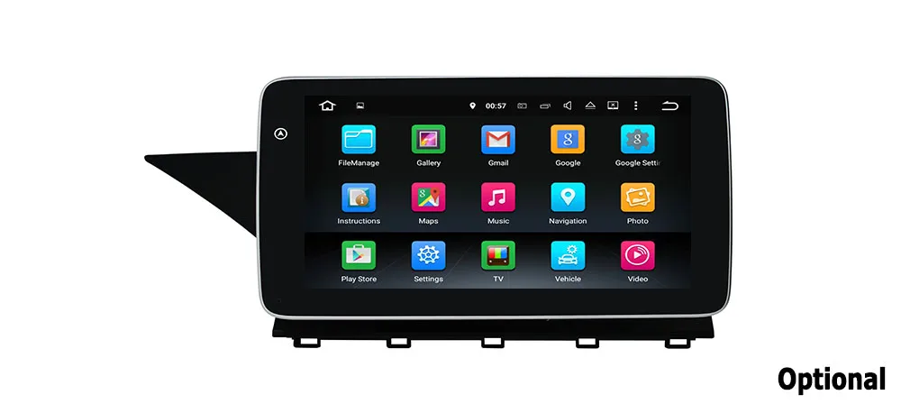Android car player for Mecerdes Benz GLK X204 2008~2014 original Style 2 Din HD Screen Autoradio Bluetooth gps navigation map 7