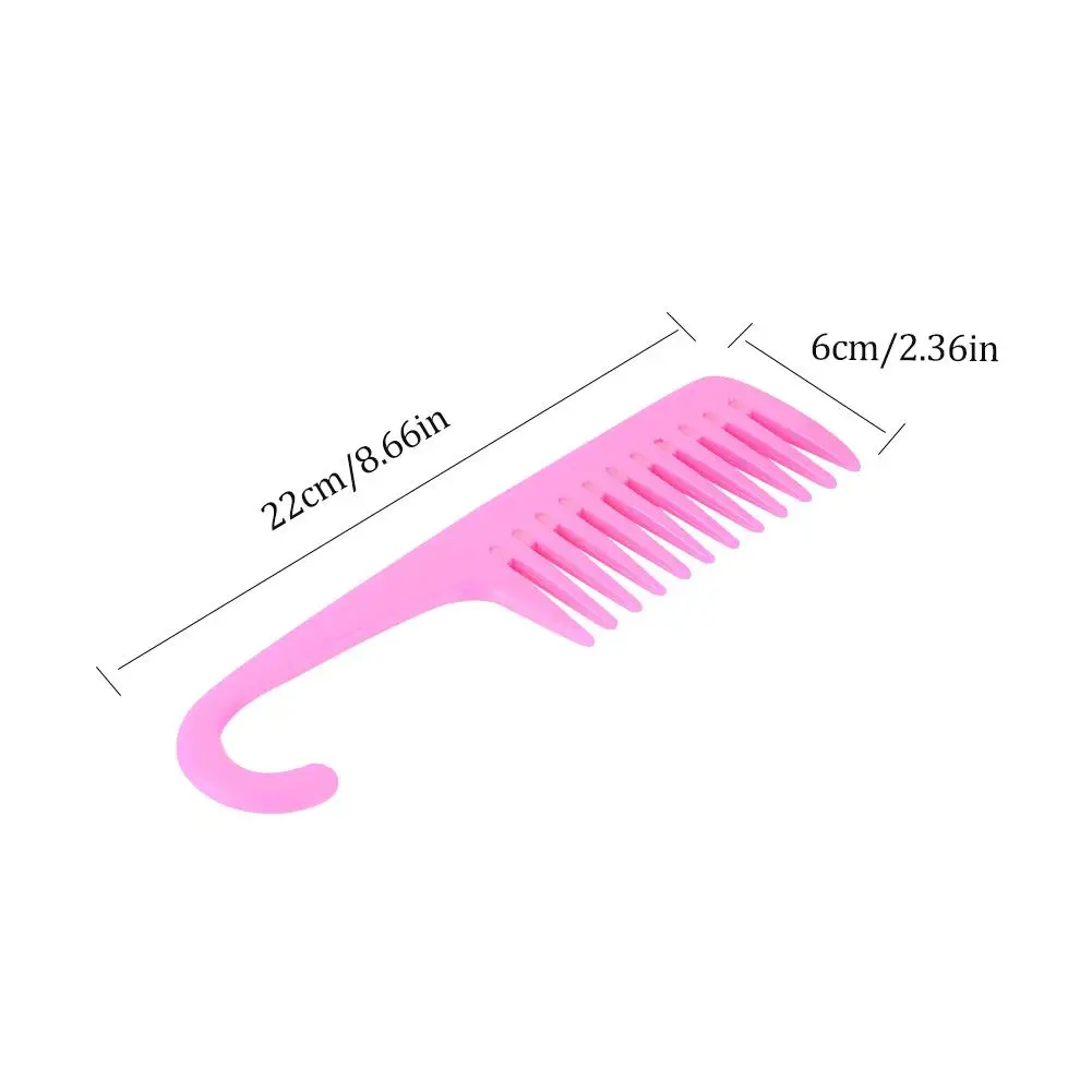 Detangler Расческа для душа тип крючка Парикмахерская пластиковая расческа
