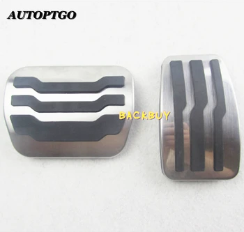 

Non-slip Steel Car Foot Pedal Pad Cover Fit F150 Accelerator Gas Brake Pedals Replacement Kit For Ford F150 2009-2015 Fast Ship