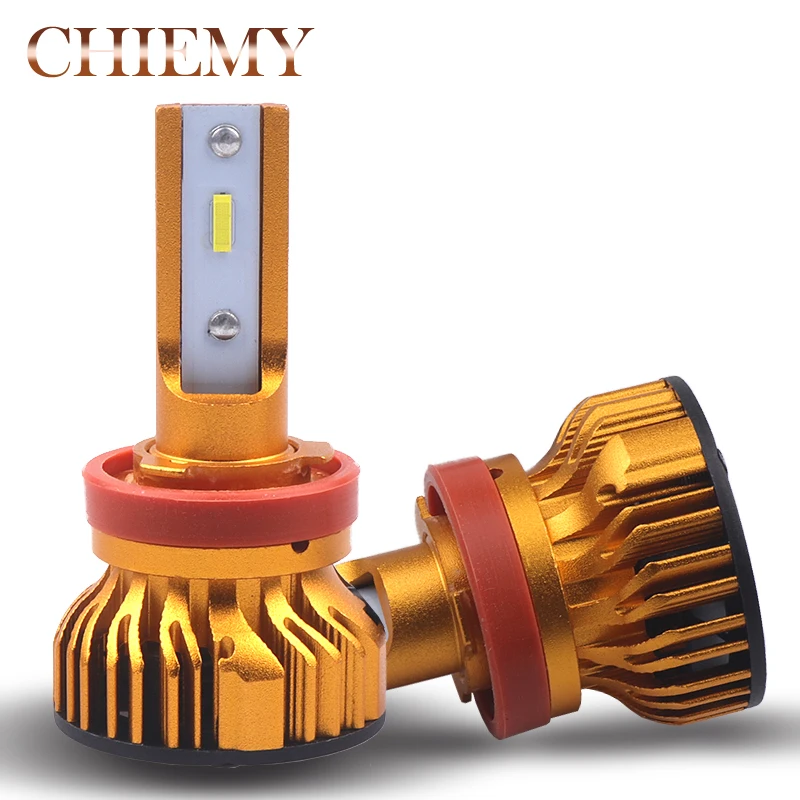 

6000K H7 LED Car Headlight Bulbs H4 H1 H11 9005 HB3 9012 881 Fog lights 12V 50W 10000LM Automobile LED Light Mini Size Headlamps