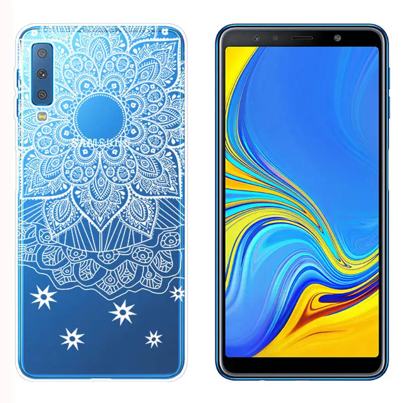 Arvin Silicone Fundas for Samsung Galaxy A7 2018 A5 A8 Plus 2018 Soft TPU Phone Cases FOR Samsung A750F Painted Case for A320 (8)