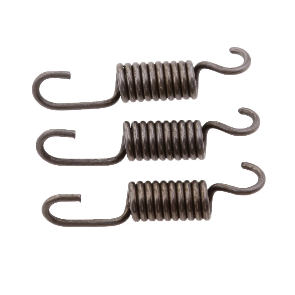 3 Pcs High Quality Metal Brake Clutch Springs for 49cc 2-Stroke 49cc Mini Pocket Bike Length 41mm Clutch Springs