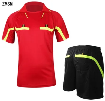 

ZMSM Soccer Referee Jerseys Kit Professional Competition Referee Clothing Custom Football Judge Uniforms Short Tracksuits C10