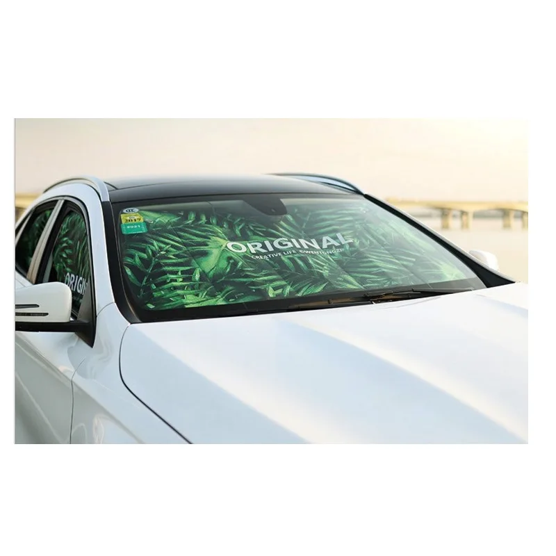 Защита от солнца на лобовое стекло автомобиля, защита от солнца на лобовое стекло автомобиля, покрытие на переднее окно, алюминиевая фольга, шторка, универсальный