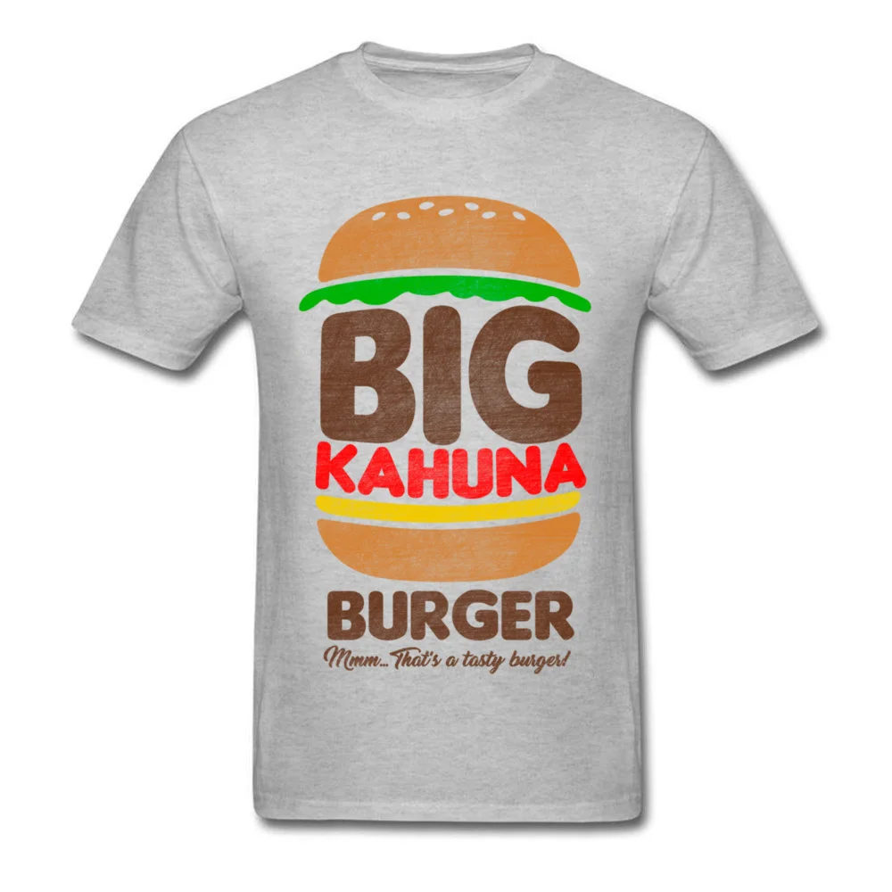 Crew Neck big kahuna burger 5902 100% Cotton Fabric Mens Top T-shirts Unique Short Sleeve Tees 2018 Discount Summer Sweatshirts big kahuna burger 5902 grey