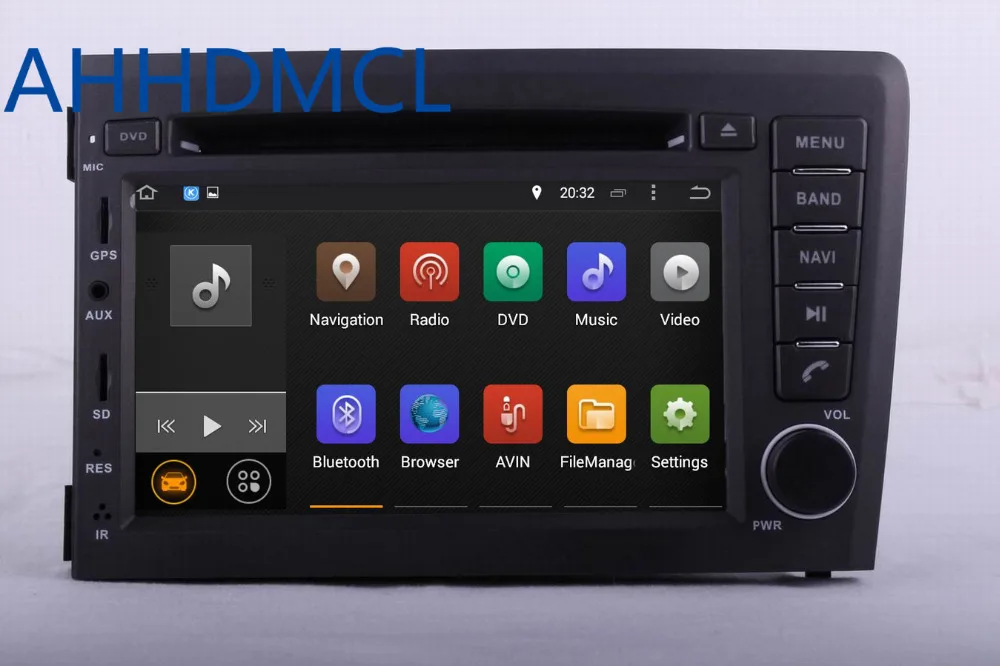 AHHDMCL Автомобильный мультимедийный плеер стерео радио аудио DVD Android 9,0 gps навигация для S60 V70 2001 2002 2003 2004
