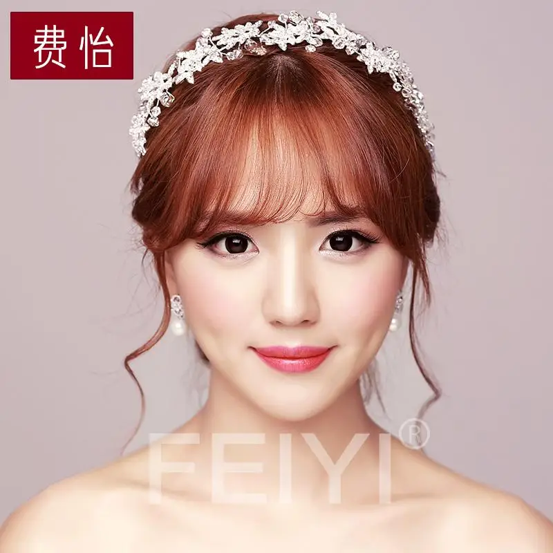 2015 Korean Bride Hair Tiara Headbands Paragraph Dish Handmade