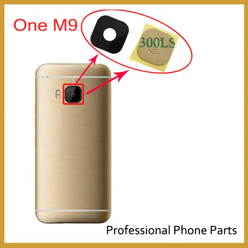 Оригинальная задняя камера стекло для htc One M9/One M8/One M7 задняя камера стекло объектив с аденсивной наклейкой запасные части - изображение