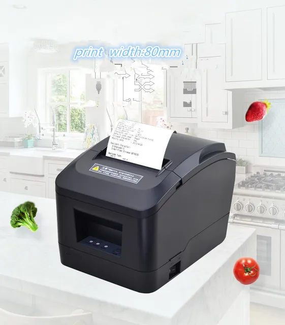 Special Offers Factory outlets pos Ticket printer High quality 80mm thermal receipt printer automatic cutting USB port or Ethernet ports