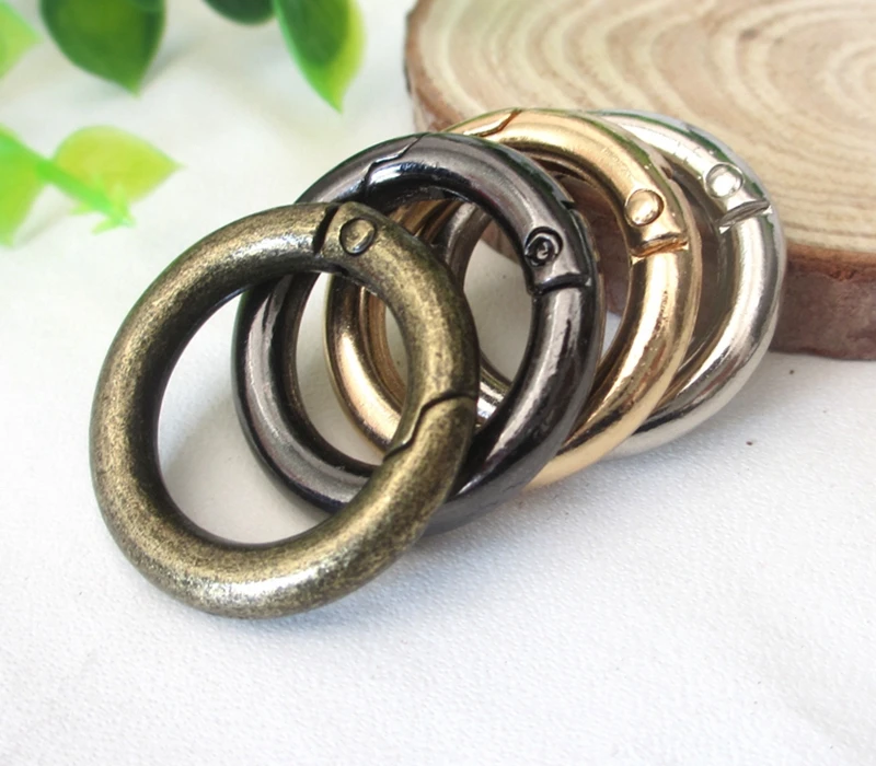 

29mm Snap Hoop Buckle O Ring for Webbing Strapping Bag Dog Collar Chocker Key Chain leather belt phone case diy accessories