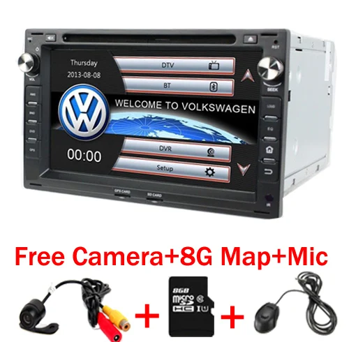 7 Touch Screen Car DVD Player for VW Golf4 T4 Passat B5 Sharan with 3G GPS