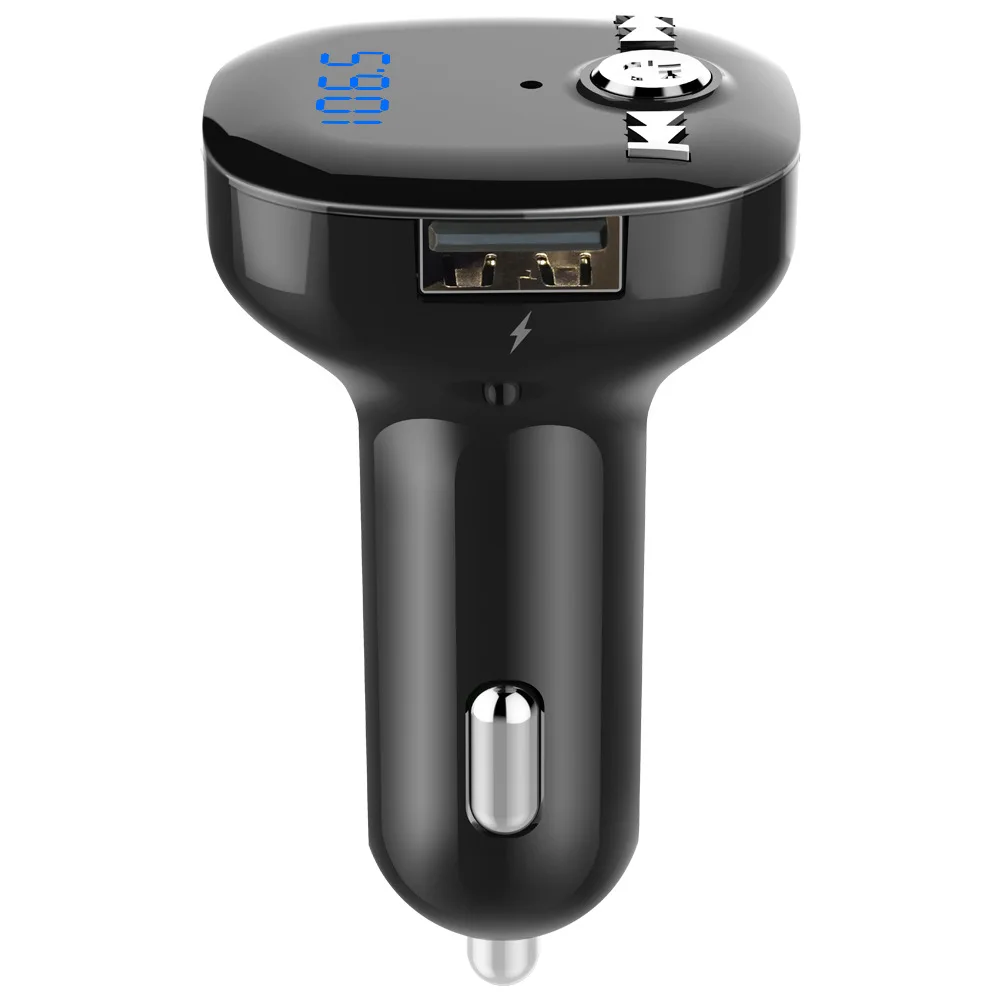 Автомобильное автомобильное зарядное устройство+ Сертифицированный usb-кабель с разъемом Lightning зарядка Беспроводная связь Bluetooth Поддержка музыки TF карта для iphone huawei iPod ipad - Тип штекера: Универсальный