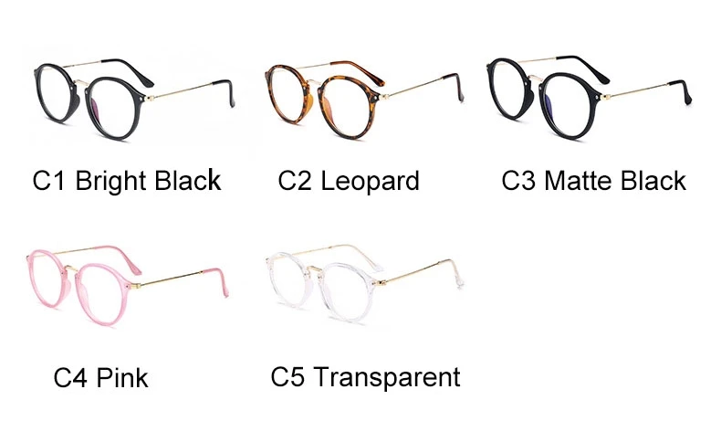 Оптическая оправа, прозрачный синий светильник, очки, оправа Очки для работы за компьютером, круглые прозрачные женские очки, оправа для очков