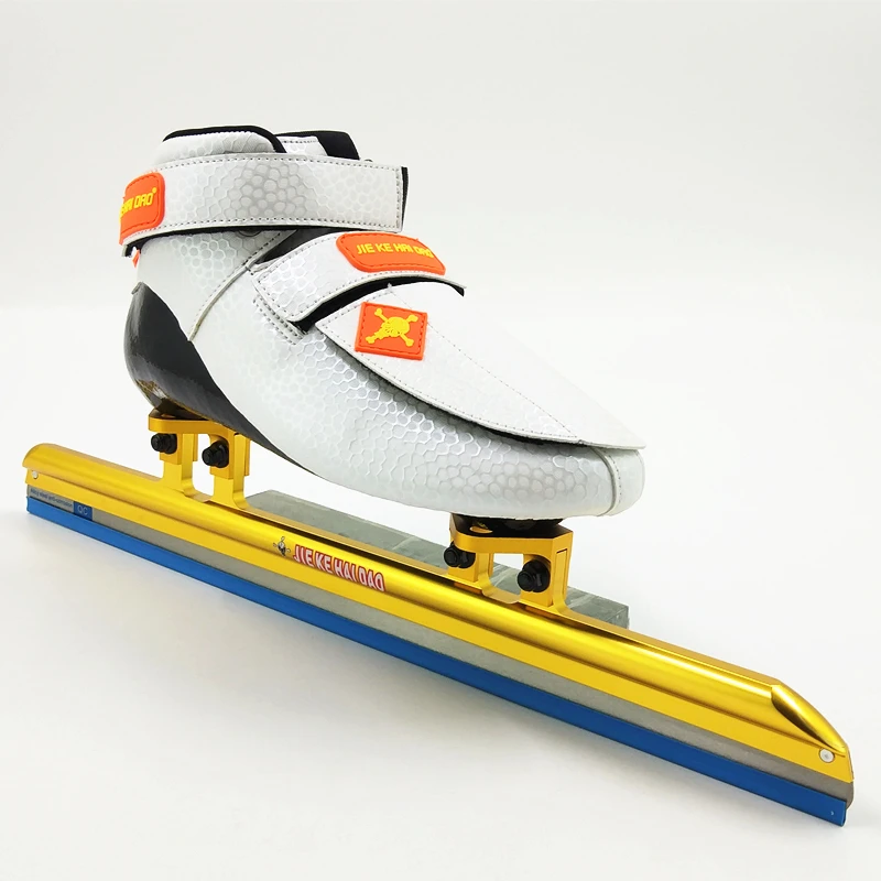 قصيرة المسار أحذية التزلج على الجليد المهنية الشتاء شريحة زجاجية أحذية التزلج على الجليد 380 ملليمتر 410 ملليمتر 430 ملليمتر الجليد شفرة