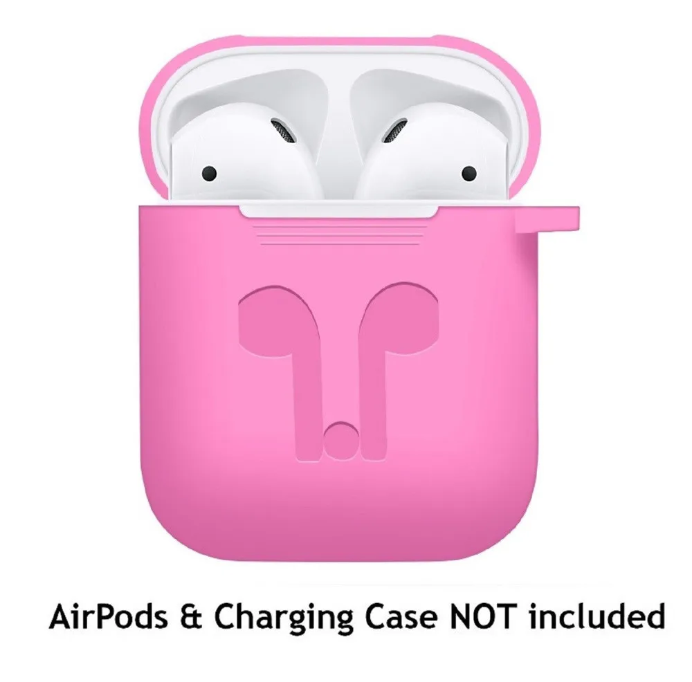 For AirPods Silicone Case Cover Protective Skin for Apple Airpod Charging Case For Airpods Silicone Cover